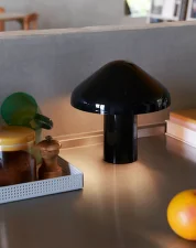 Přenosná lampa Pao Ø23, soft black