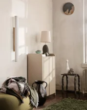 Nástěnná lampa Vuelta 100, white/brass