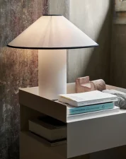 Stolní lampa Colette ATD6, white/black
