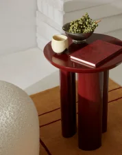 Odkládací stolek Tung JA3, burgundy red