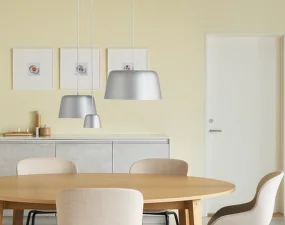 Lampa Tub Ø30, brushed aluminium