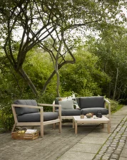 Konferenční stolek Virkelyst Small, teak