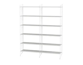 Policová sestava String Living Room A, white