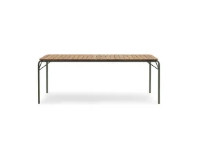 Stůl Vig Robinia 90 x 200 cm, dark green