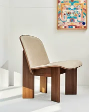 Křeslo Chisel, walnut / Linara 216