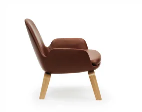 Křeslo Era Lounge, Oak Ultra Leather, nízké