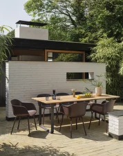 Zahradní židle Fiber Outdoor Armchair, grey