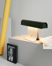 Stolní lampa Archive 50, dark green / light grey