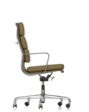 Kancelářská židle Soft Pad EA 219, olive / chromed