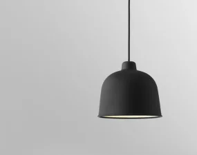 Závěsná lampa Grain, black