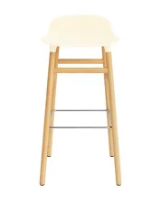Barová židle Form 75 cm, cream/oak
