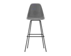 Barová židle Eames Plastic High, granite grey
