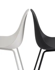 Židle Fiber Side Chair Sled Base, natural white