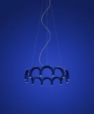 Závěsné svítidlo Arch Circle 98, blue