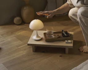 Přenosná lampa Panthella 160 V3, opal beige