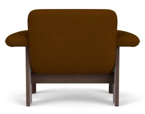 Křeslo Brasilia Low Back, Baru 0450/dark stained oak