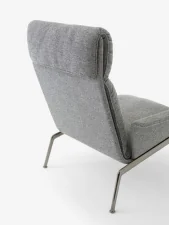 Křeslo Muno LN17 High Back w. Arms, Hallingdal 126/dark chrome