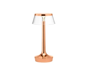 Přenosná lampa Bon Jour Unplugged, copper/transparent