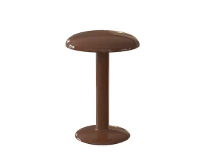 Přenosná stolní lampa Gustave, lacquered brown