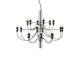 Lustr 2097/18 Clear Bulbs, chrome