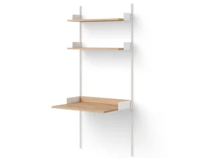 Policová sestava Study Shelf, oak/white