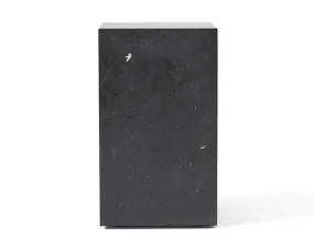 Odkládací stolek Plinth Tall, Nero Marquina