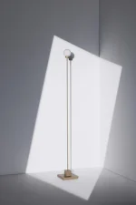Přenosná stojací lampa Snowball, grey beige