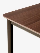 Jídelní stůl Drip HW115, bronzed/lacquered walnut