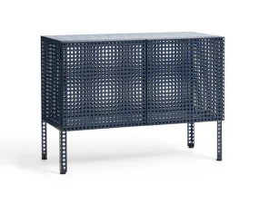 Skříňka Perforated Cabinet Floor Small, steel blue
