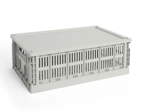 Plastové víko Colour Crate L, grey