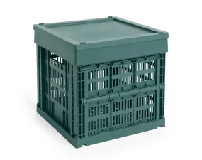 Plastové víko Colour Crate Cube/Square M, dark green