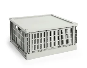 Plastové víko Colour Crate Square L, grey