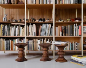 Stolička Stools C, walnut dark