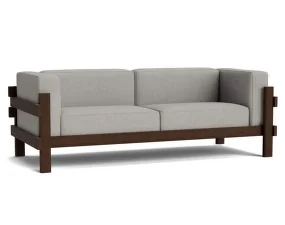 Třímístná pohovka Kube Dark Brown, Remix 133