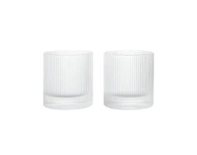 Sklenice na vodu Ripple Tumbler set 2 ks, clear