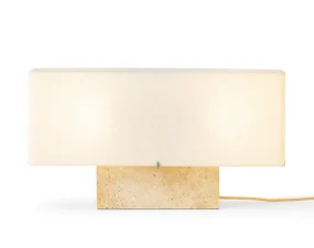 Stolní lampa Nonna H30, travertine