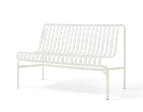 Zahradní lavice Palissade Dining Bench bez područek, cream white