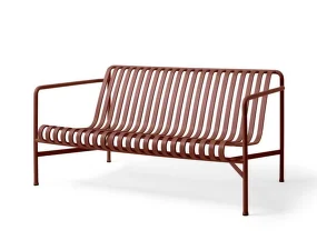 Lavička Palissade Lounge Sofa, iron red