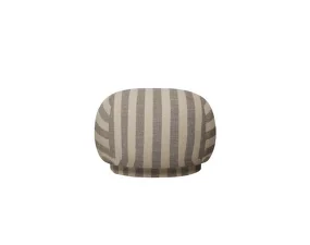 Pouf Rico Louisiana, sand/off-white