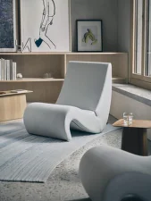 Křeslo Amoebe, dark blue