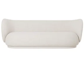 Sofa Rico 3, Bouclé off-white