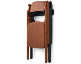 Nástěnný držák na židli Backflip, anthracite lacquered beech