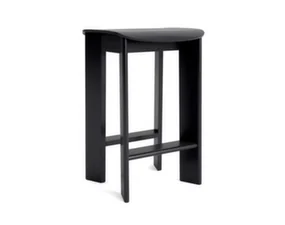 Barová stolička Chisel 30 H65, black lacquered oak