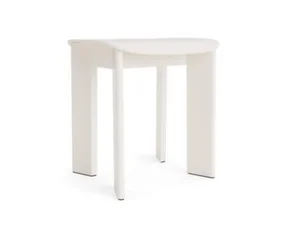 Stolička Chisel 10, cream white lacquered beech