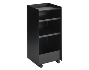 Stolek Folded Trolley Tall Open, black