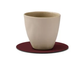 Podložka pod skleničku Circle Nupo, burgundy