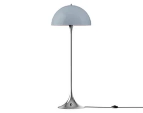 Stojací lampa Panthella 500, original opal blue grey