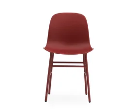 Židle Form, red/steel