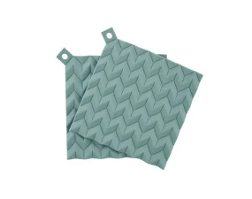 Silikonové chňapky Hold-On, 2ks, dusty green