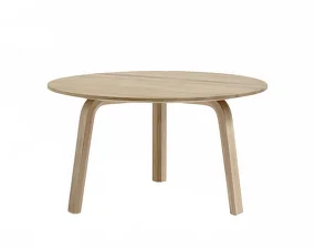 Stolek Bella Coffee Table Ø60x32, lacquered oak